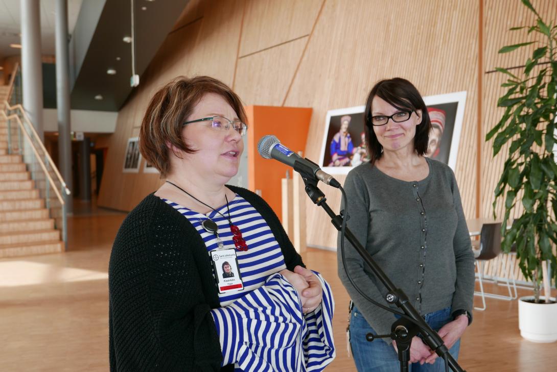 Bilde av Pigga Keskitalo og Seija Risten Somby
